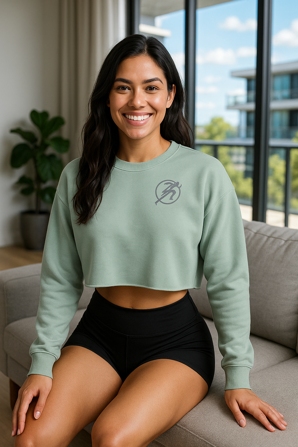 Bella + Canvas Crop Sweatshirt